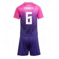 Camisa de time de futebol Alemanha Joshua Kimmich #6 Replicas 2º Equipamento Infantil Europeu 2024 Manga Curta (+ Calças curtas)